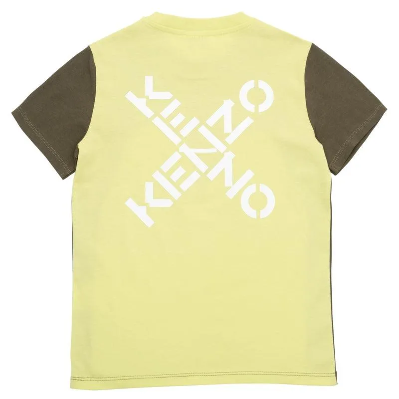 Jungen Khaki Zitronen T-Shirt