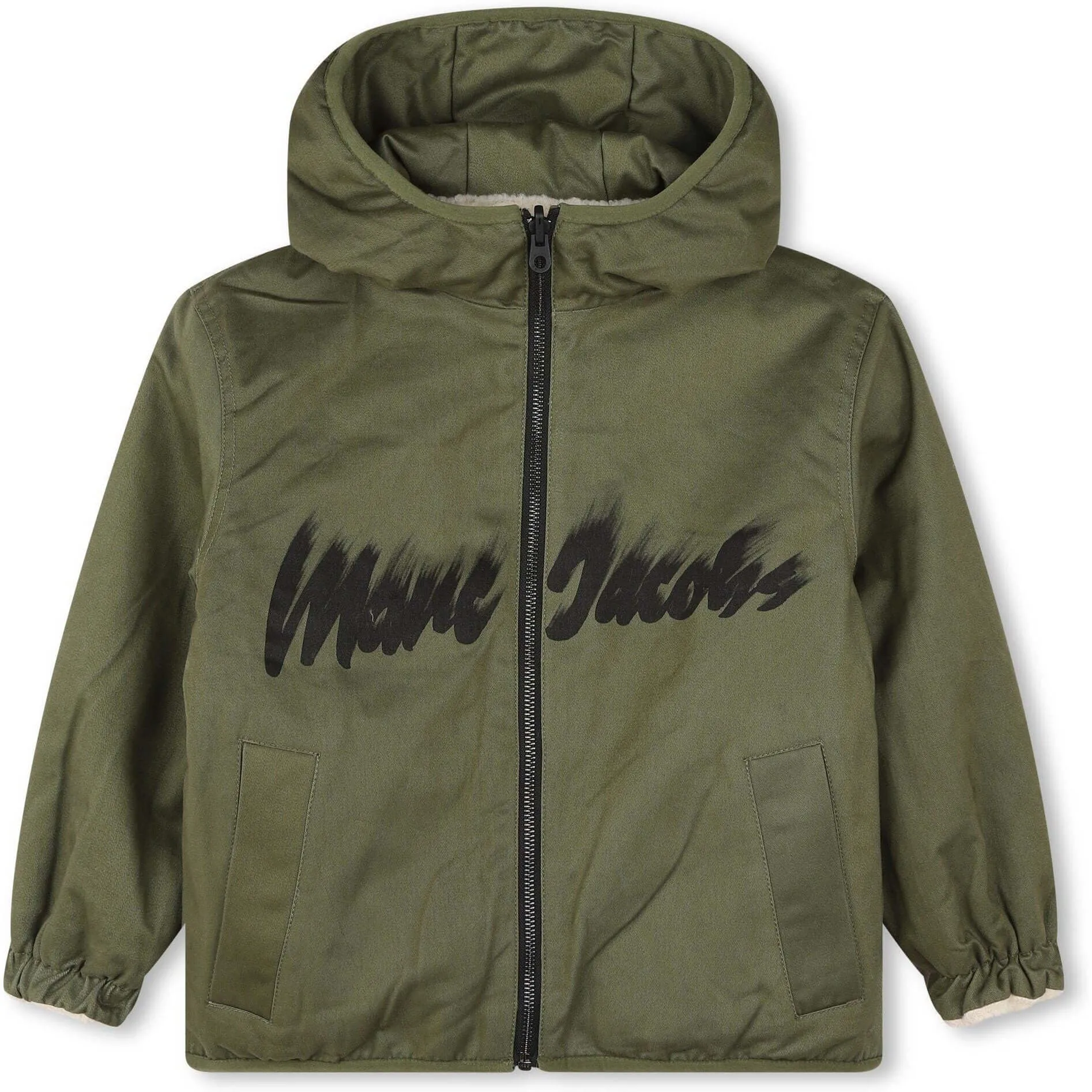 Jungen Khaki Reversible Jacke