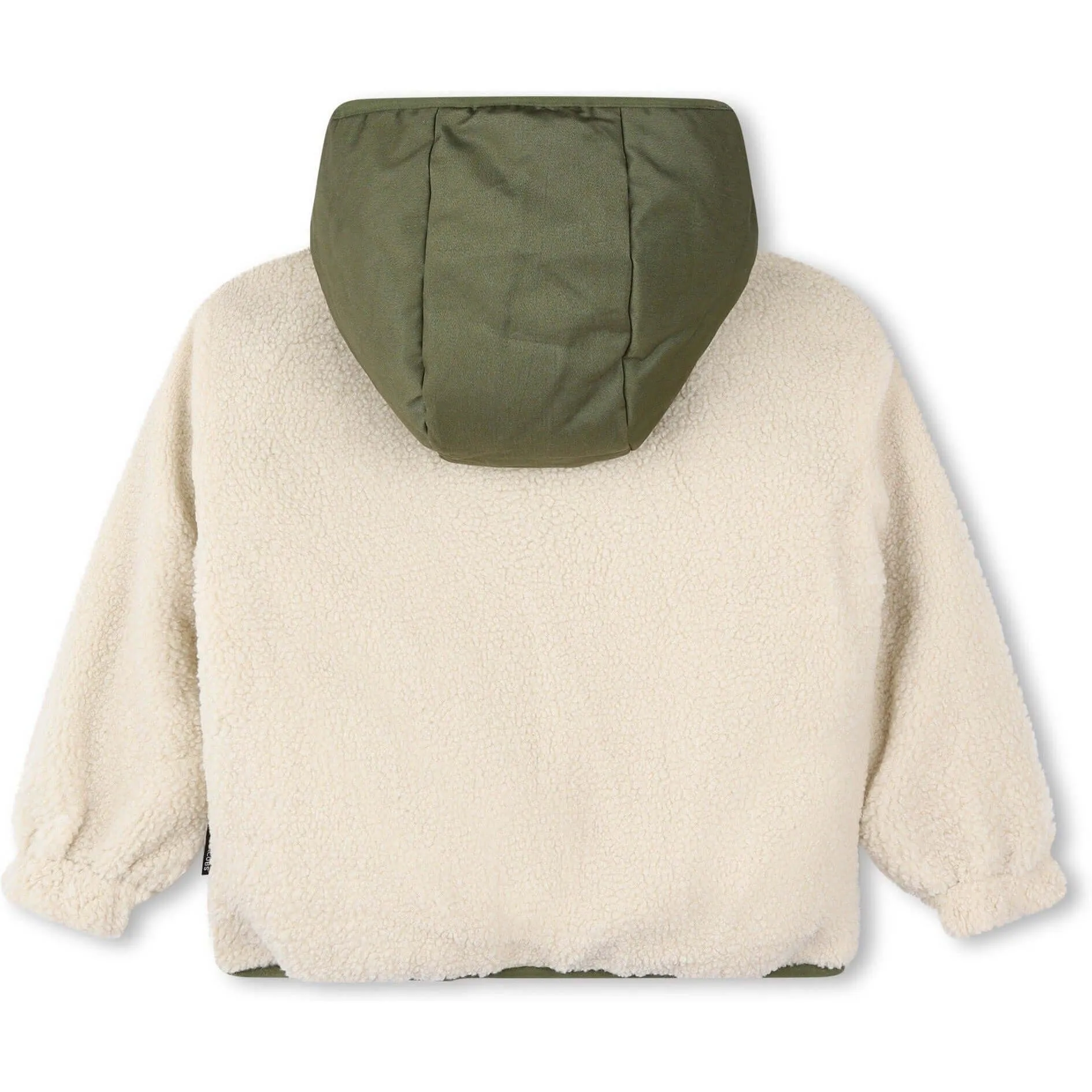 Jungen Khaki Reversible Jacke