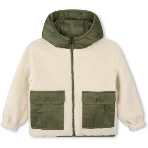 Jungen Khaki Reversible Jacke