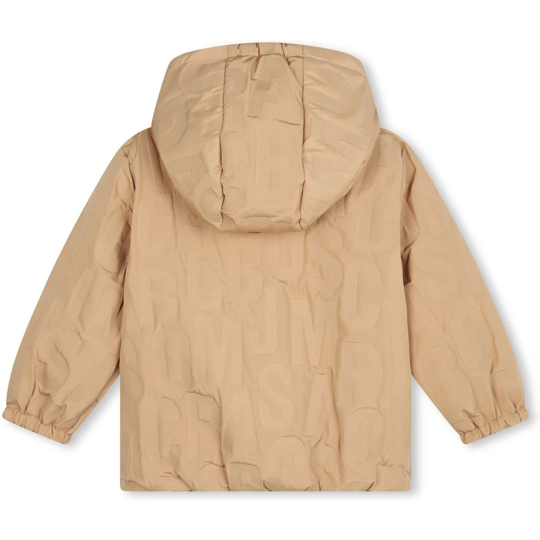 Jungen Khaki Reversible Daunenjacke