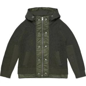 Jungen Khaki Reißverschlussjacke