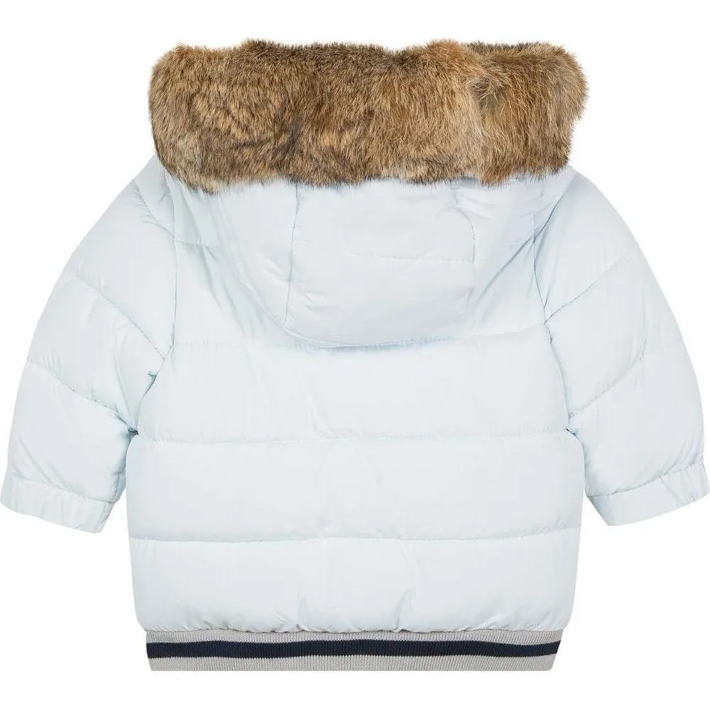 Jungen Hellblaue gefütterte Jacke
