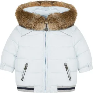 Jungen Hellblaue gefütterte Jacke