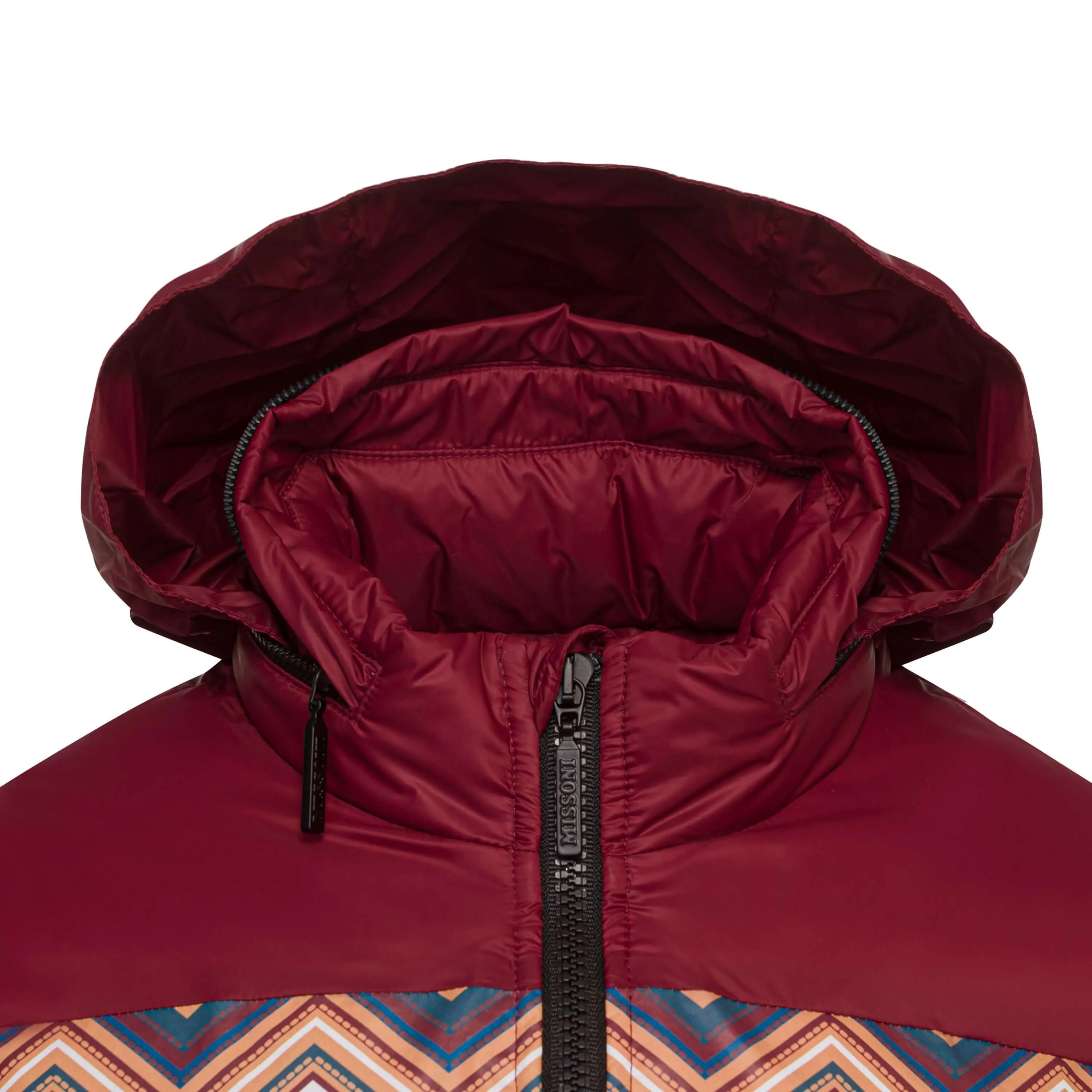 Jungen Bordeauxrote Steppjacke