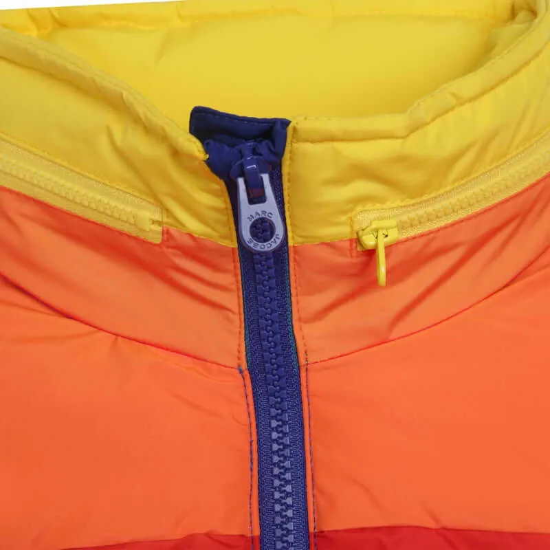 Jungen Mehrfarbige Daunenjacke