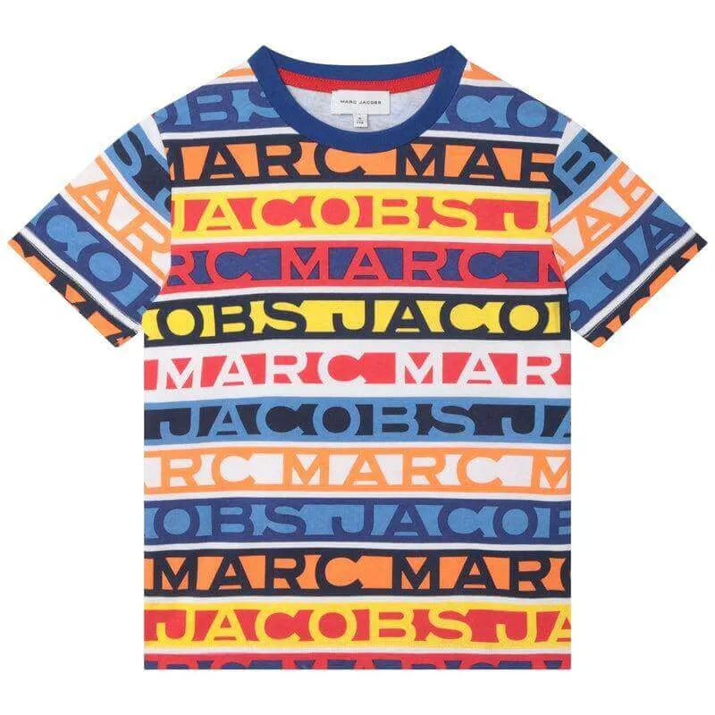 Jungen Mehrfarbiges Logo T-Shirt