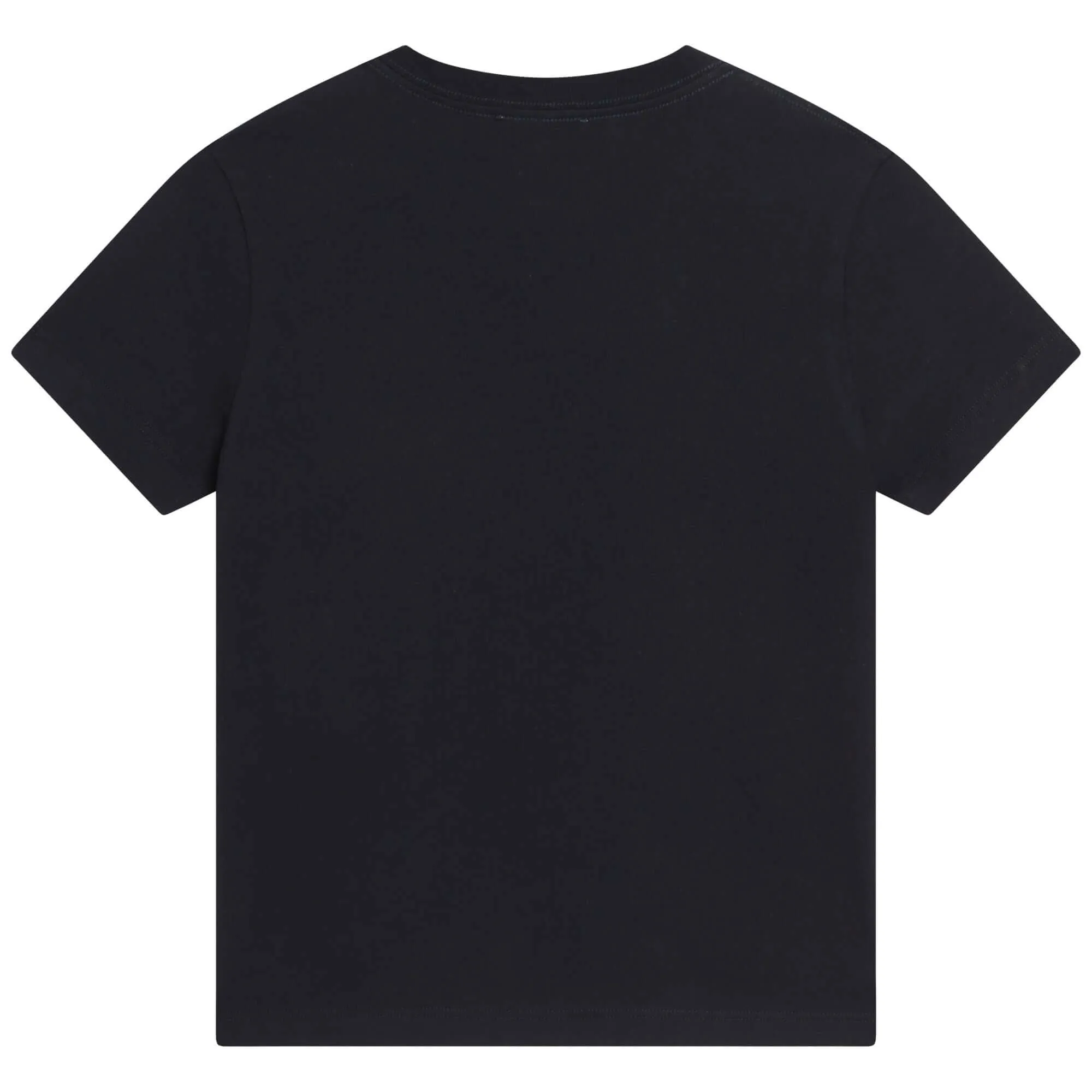 Jungen Navy & Gelb Logo T-Shirt