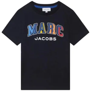Jungen Navy Baumwolle Logo T-Shirt