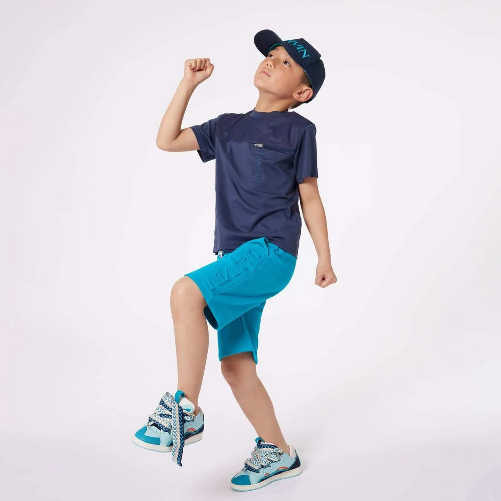 Jungen Navy Baumwoll T-Shirt