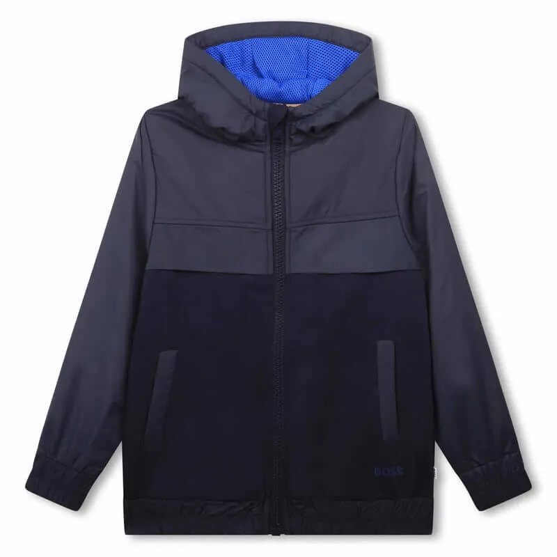 Jungen Navy Kapuzenjacke