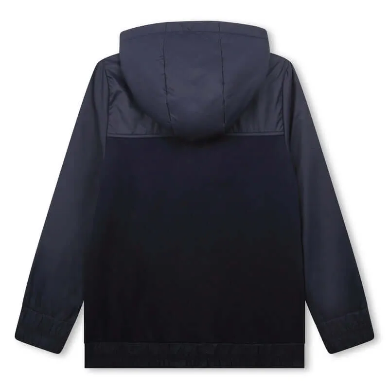 Jungen Navy Kapuzenjacke