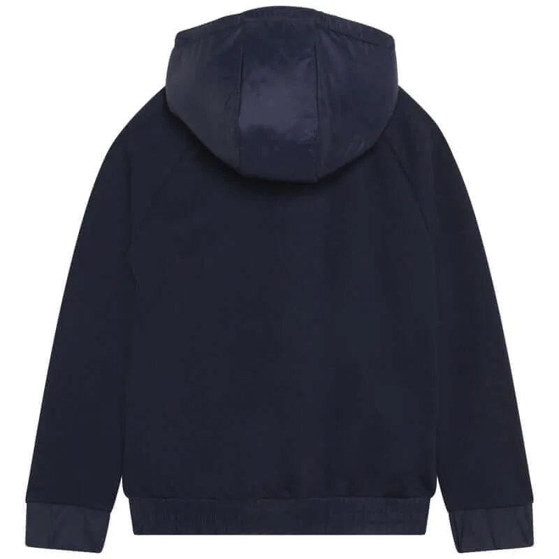 Jungen Navy Pullover Kapuzenpulli