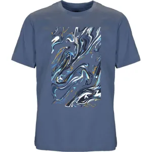 Jungen Öl Blauer Rahmen T-Shirt