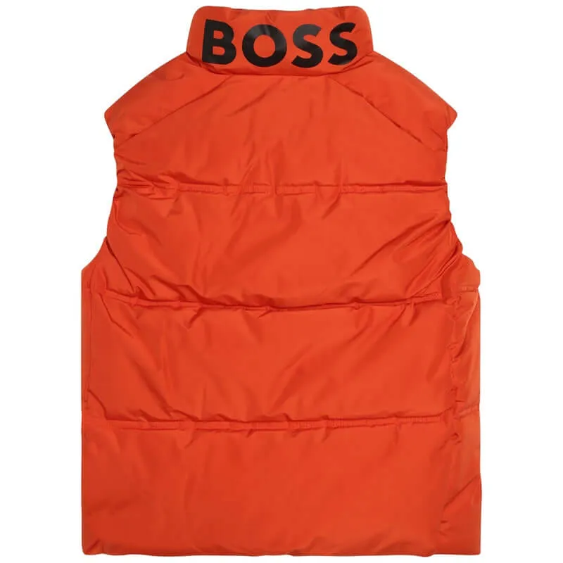 Jungen Orange Gilet