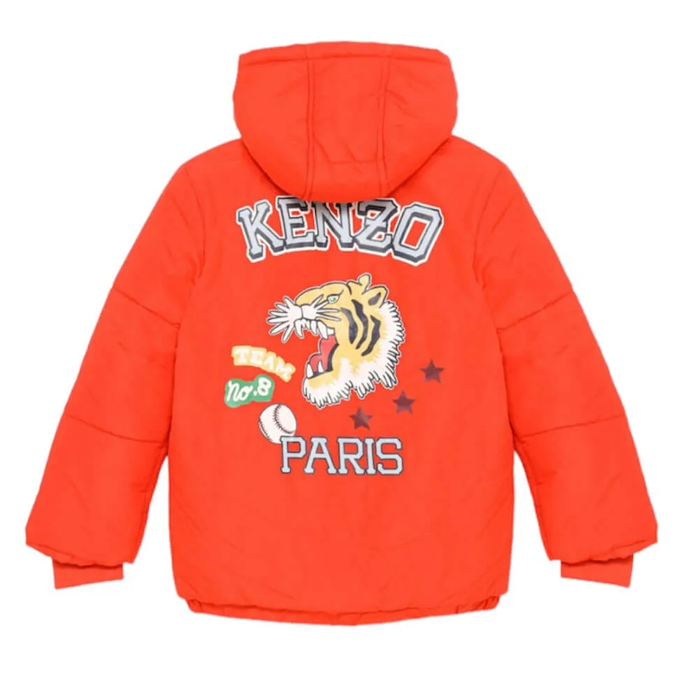 Jungen Orange Daunenjacke