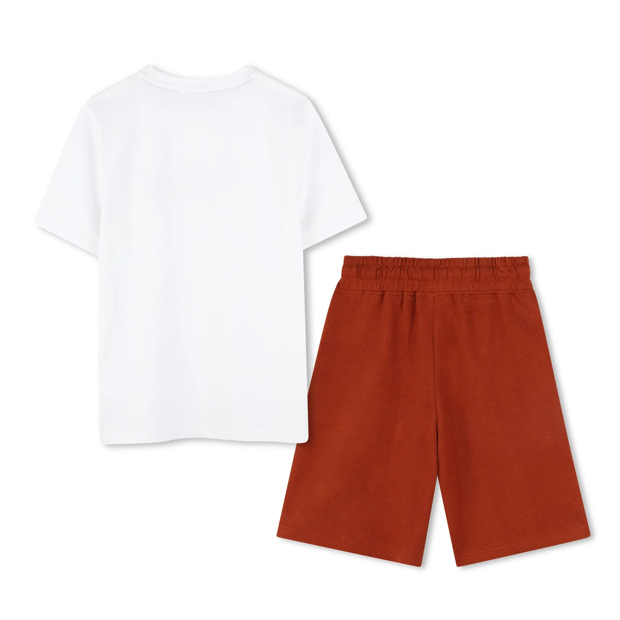 Jungen-Orange-Kurzarm-Set