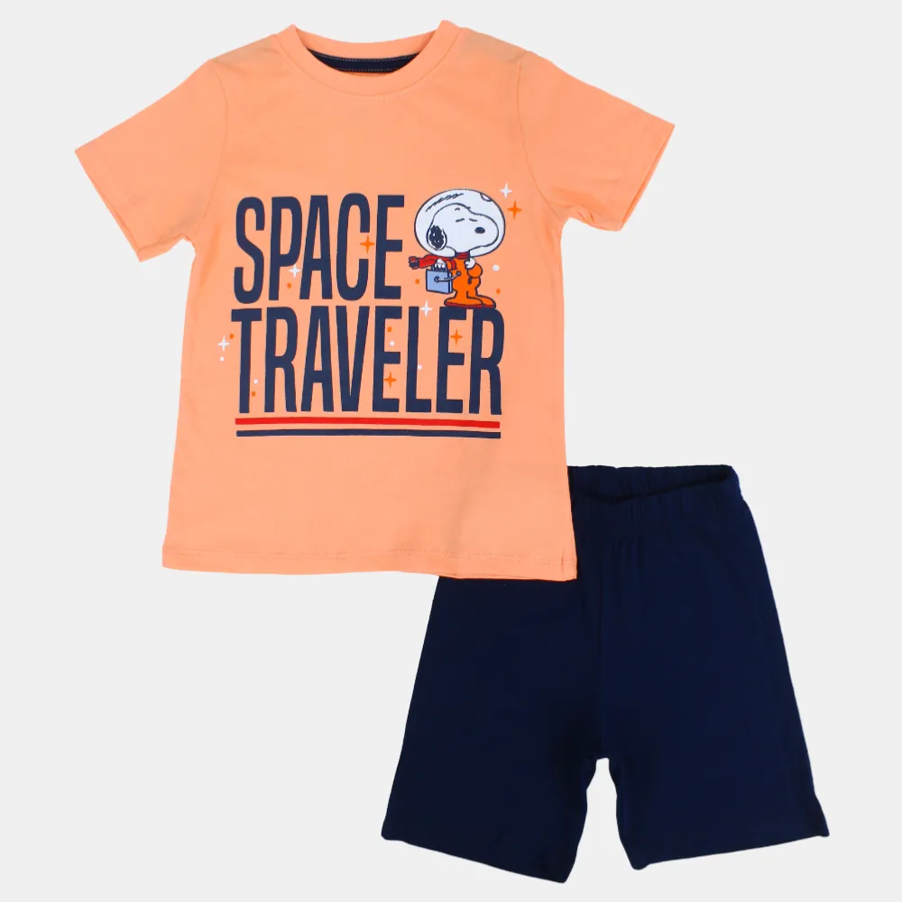 Jungen Schlafanzug-Set - Weltraumreisendes Design