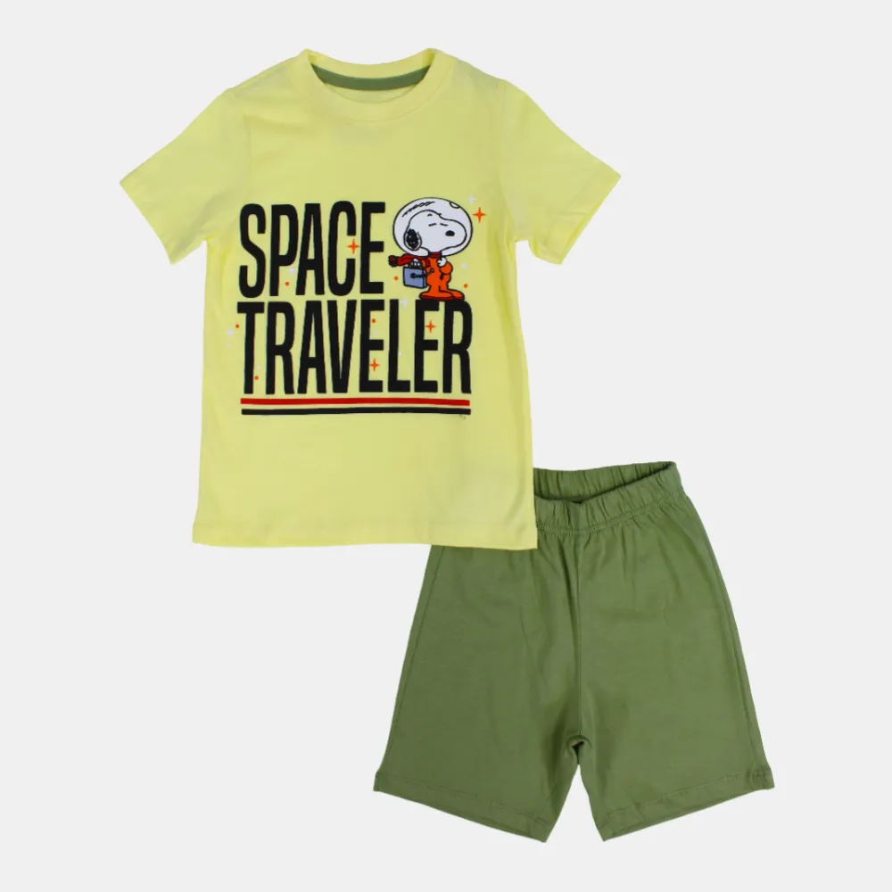 Jungen Schlafanzug-Set - Weltraumreisendes Design