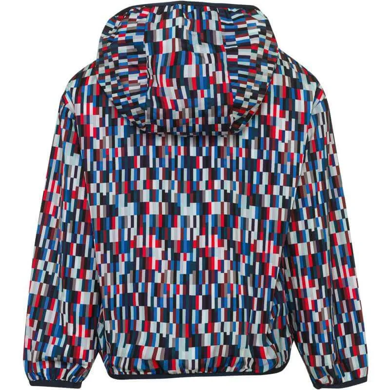 Jungen Pixel Print Reißverschlussjacke
