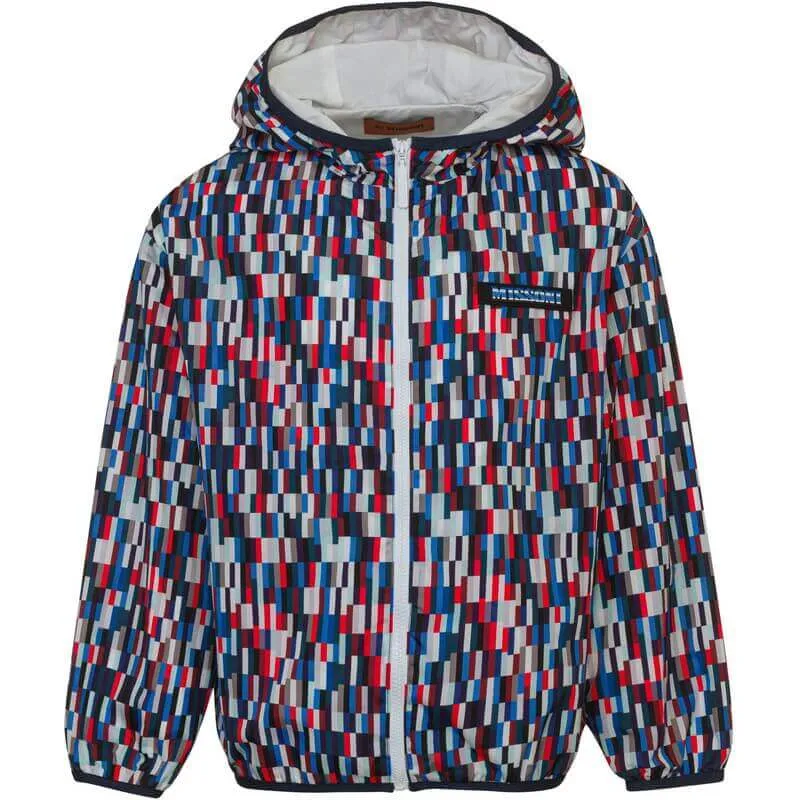 Jungen Pixel Print Reißverschlussjacke