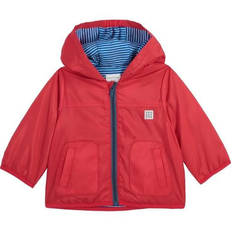 Jungen Rote Kapuzen-Regenjacke