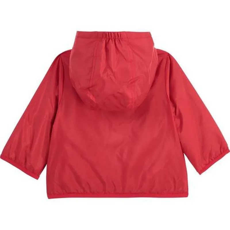 Jungen Rote Kapuzen-Regenjacke