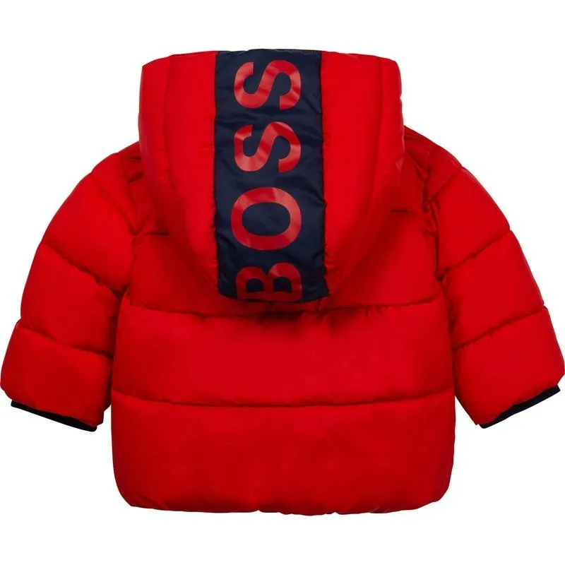 Jungen Rote Daunenjacke