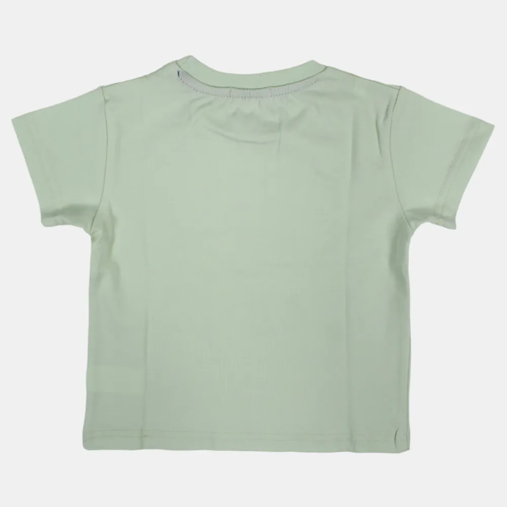 Jungen Kurzarm-T-Shirt aus Baumwolle mit fröhlichem Krokodil-Print