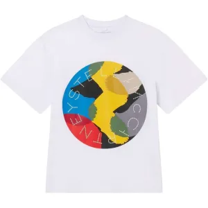 Jungen Weißes Baumwoll-Tarnung T-Shirt