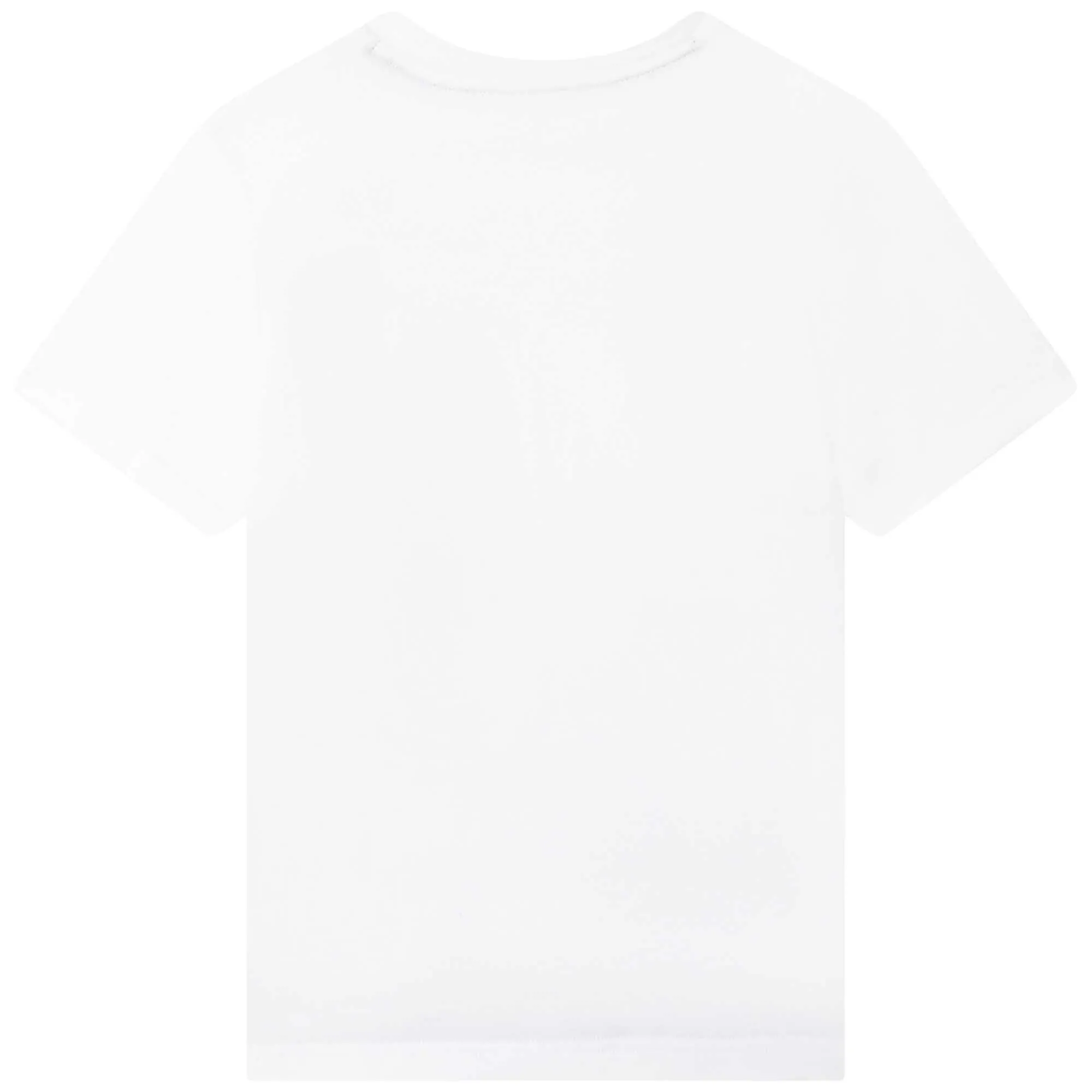 Jungen Weißes Baumwoll-Logo T-Shirt