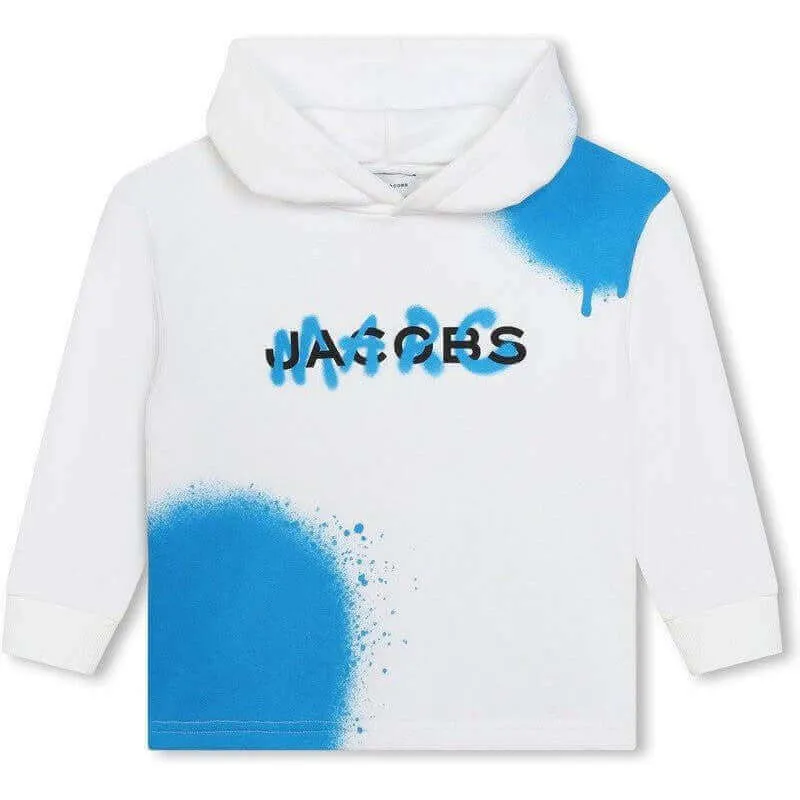 Jungen Graffiti Hoodie in Weiß