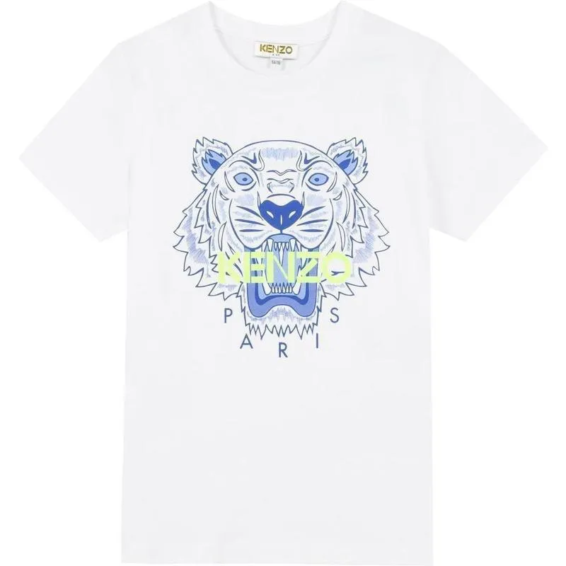 Jungen Weißes JB Tiger T-Shirt