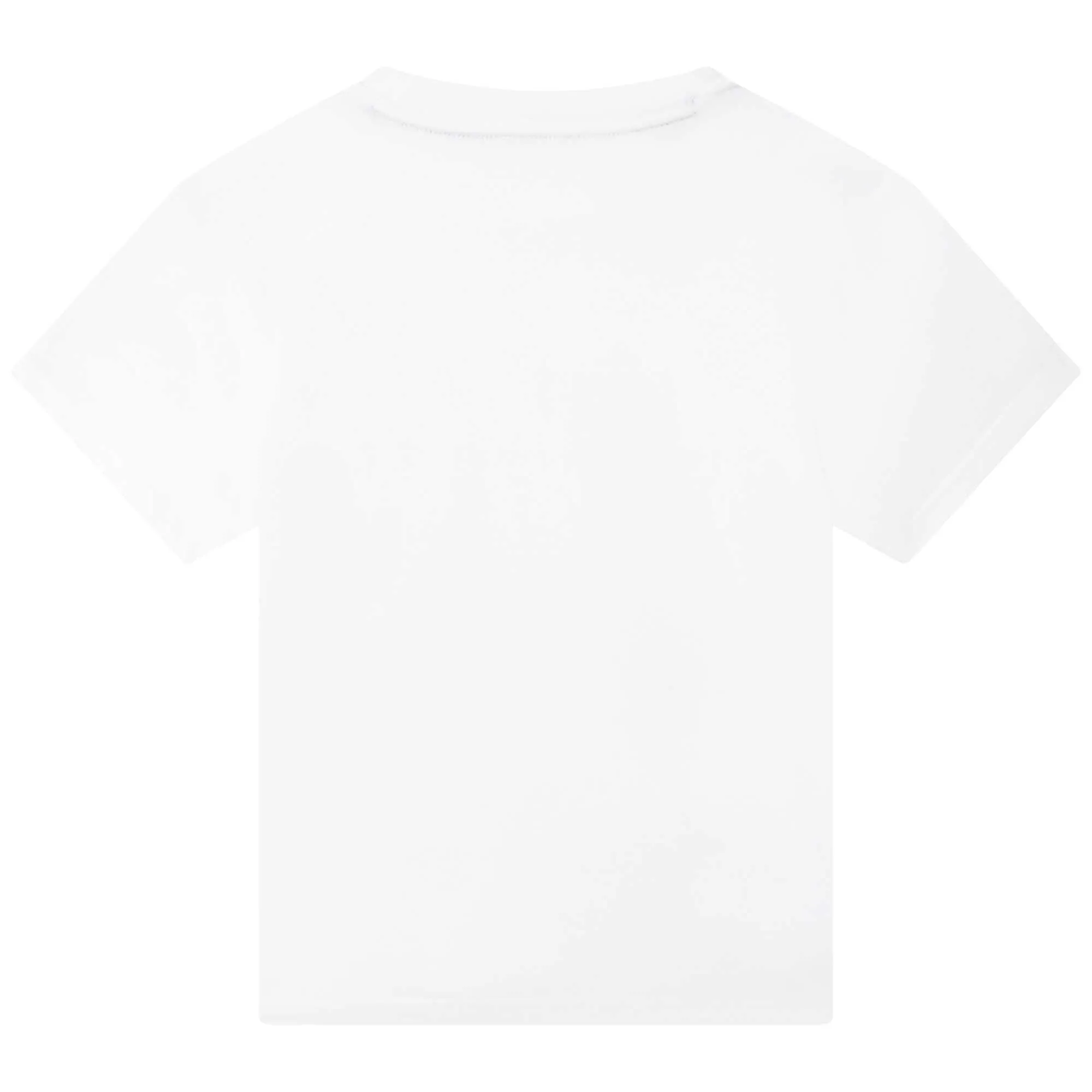 Jungen Weißes Logo-Tab-T-Shirt