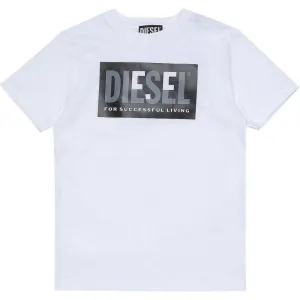 Jungen T-Shirt mit weißem Aufnäher-Logo