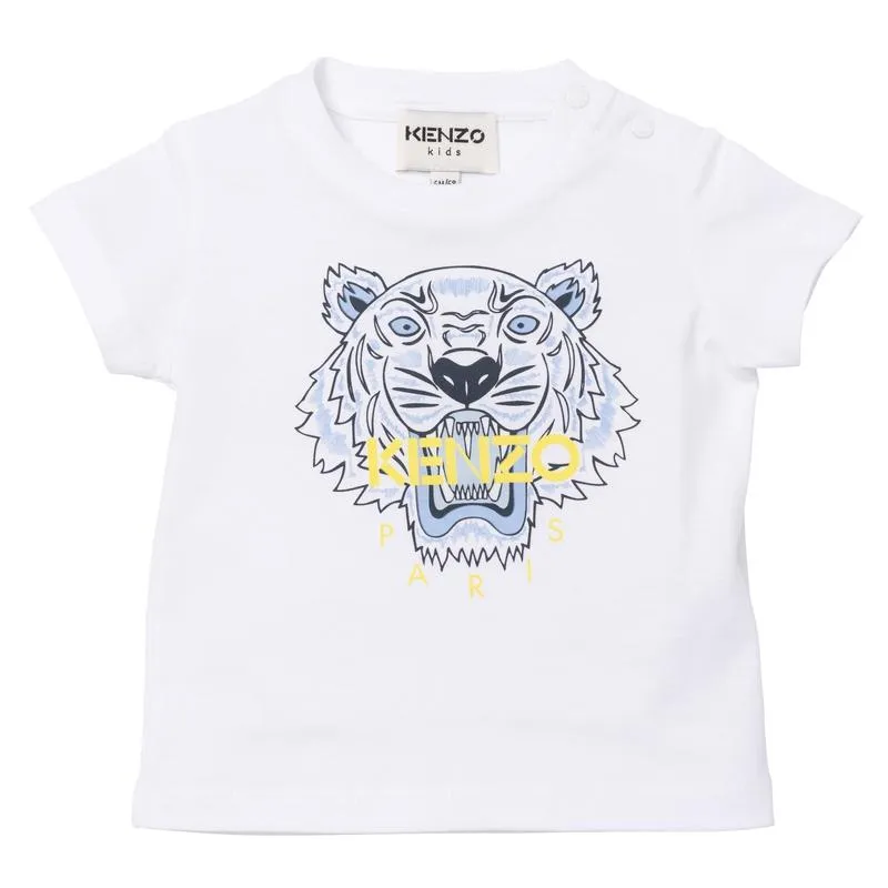 Jungen Weißer Tiger Paris T-Shirt