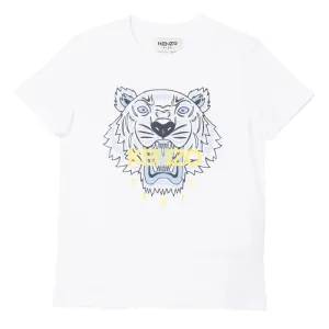 Jungen Weißer Tiger T-Shirt