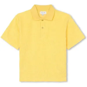 Jungen Gelbes Kurzarm-Frottee-Polo
