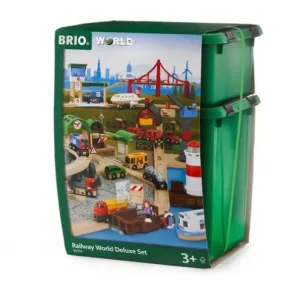 Brio Toys Eisenbahn-Welt Deluxe-Set 106 Teile 33766