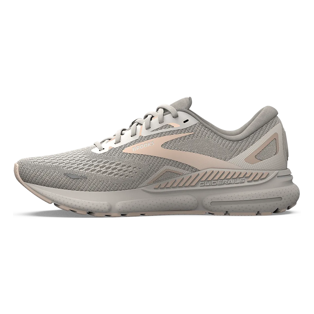 Brooks Adrenaline GTS 23 - Kristallgrau - Villa - Weiß