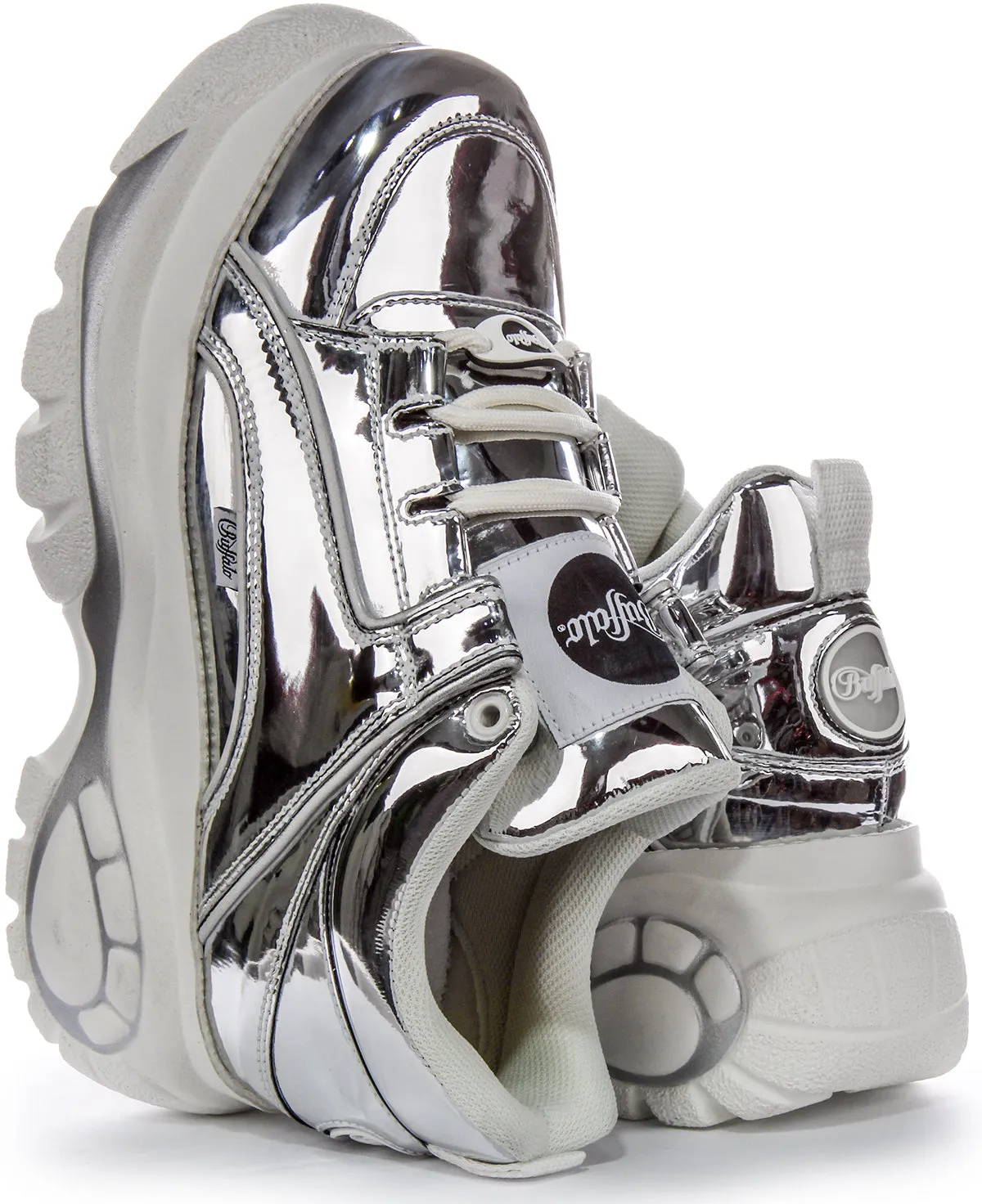 Buffalo 1339-14 2.0 In Silber Metallic Damenschuhe Buffalo