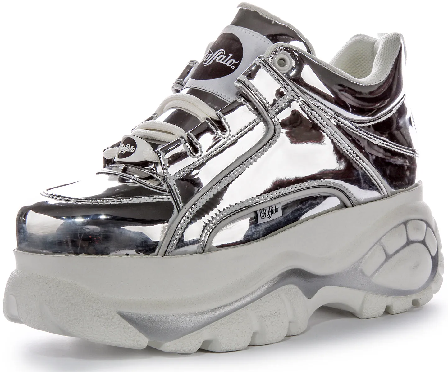 Buffalo 1339-14 2.0 In Silber Metallic Damenschuhe Buffalo