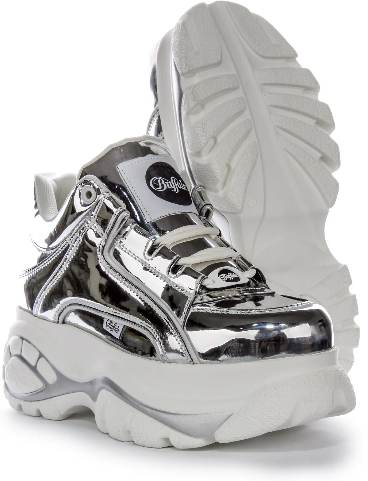 Buffalo 1339-14 2.0 In Silber Metallic Damenschuhe Buffalo