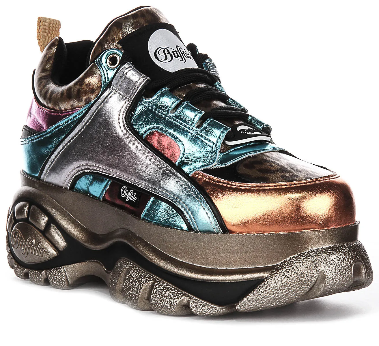 Buffalo 1339-14 Metallisch In Mehrfarbig Für Damen Schuhe Buffalo