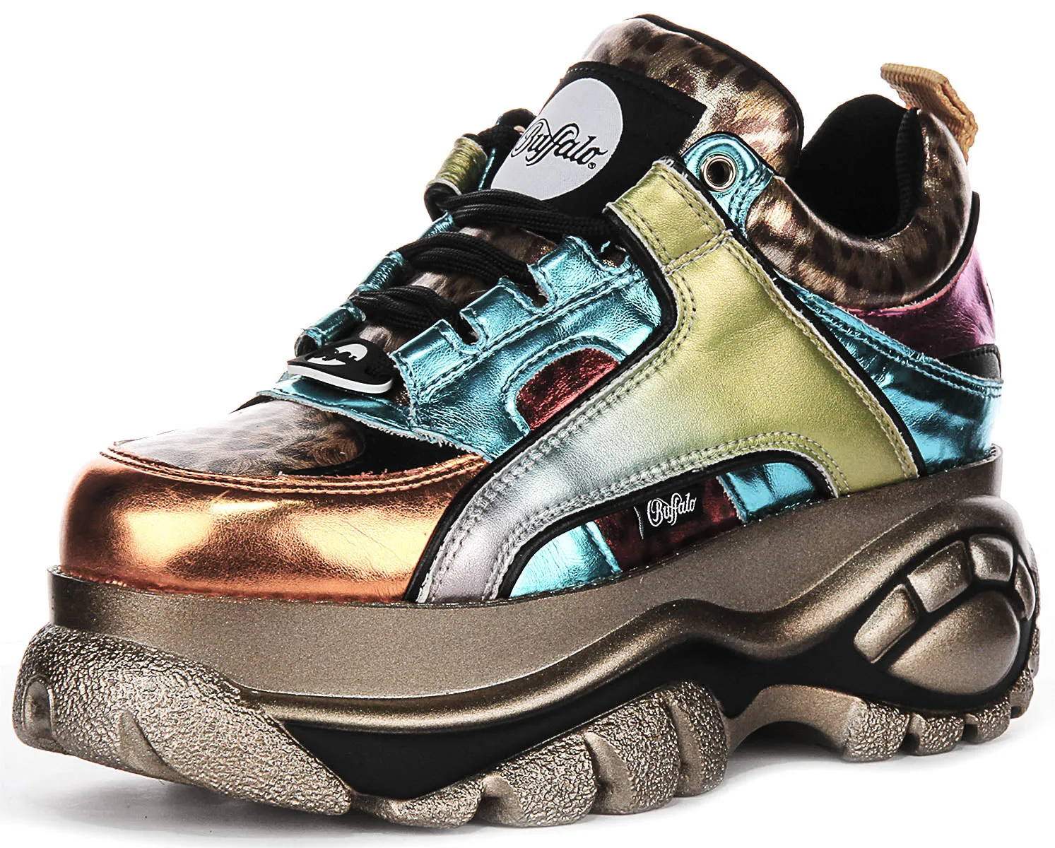 Buffalo 1339-14 Metallisch In Mehrfarbig Für Damen Schuhe Buffalo