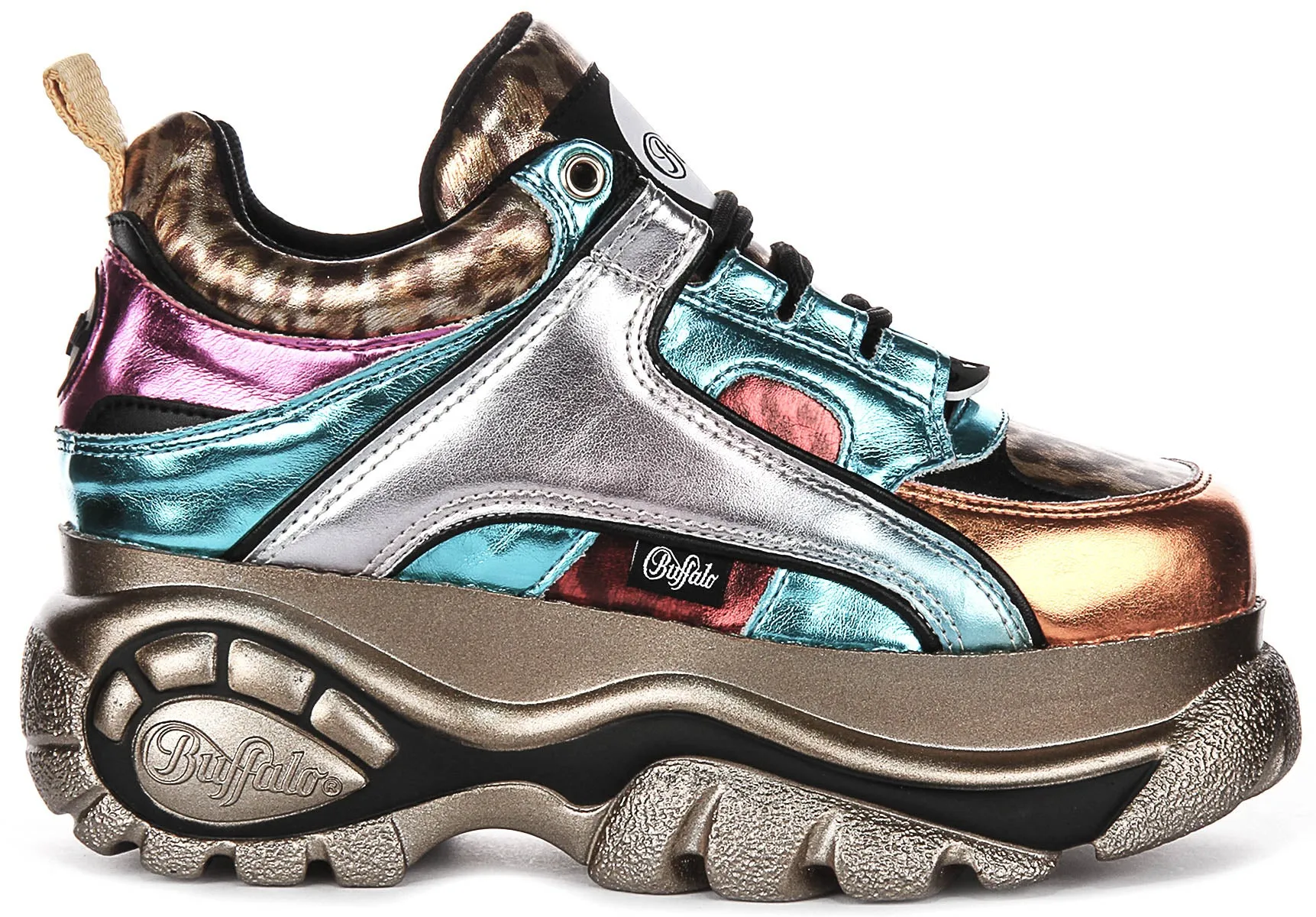 Buffalo 1339-14 Metallisch In Mehrfarbig Für Damen Schuhe Buffalo