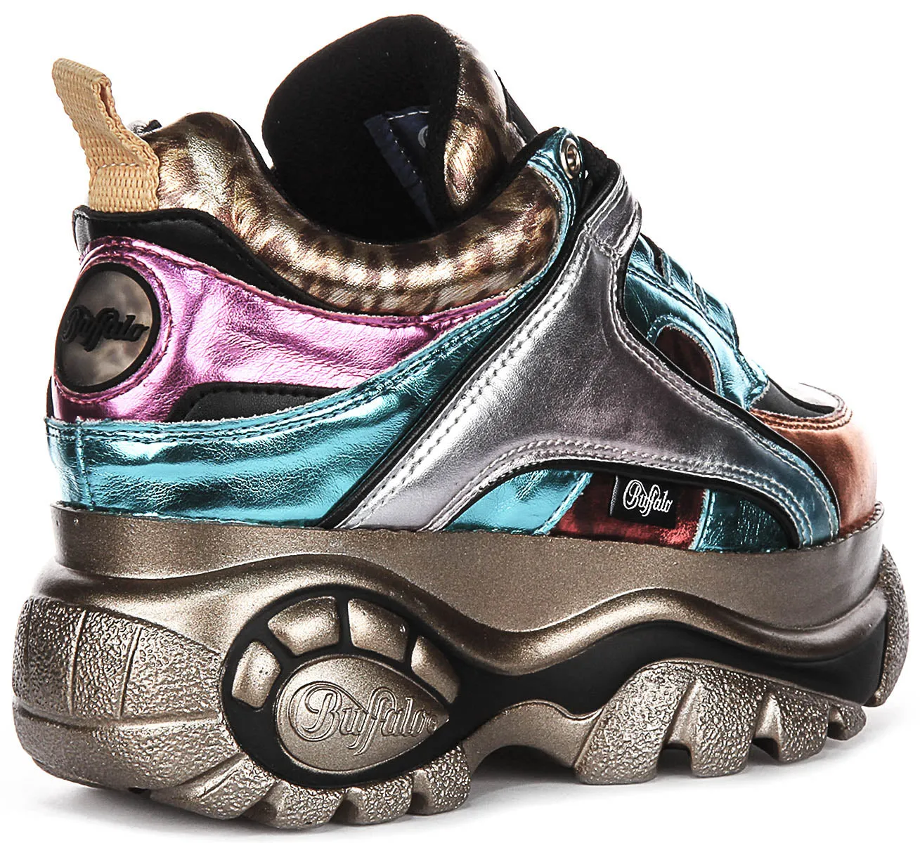 Buffalo 1339-14 Metallisch In Mehrfarbig Für Damen Schuhe Buffalo