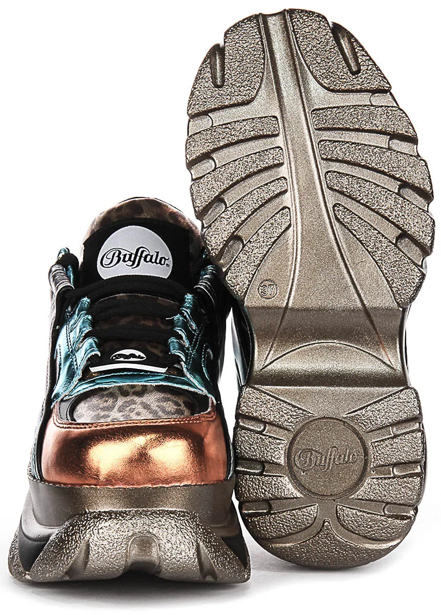 Buffalo 1339-14 Metallisch In Mehrfarbig Für Damen Schuhe Buffalo
