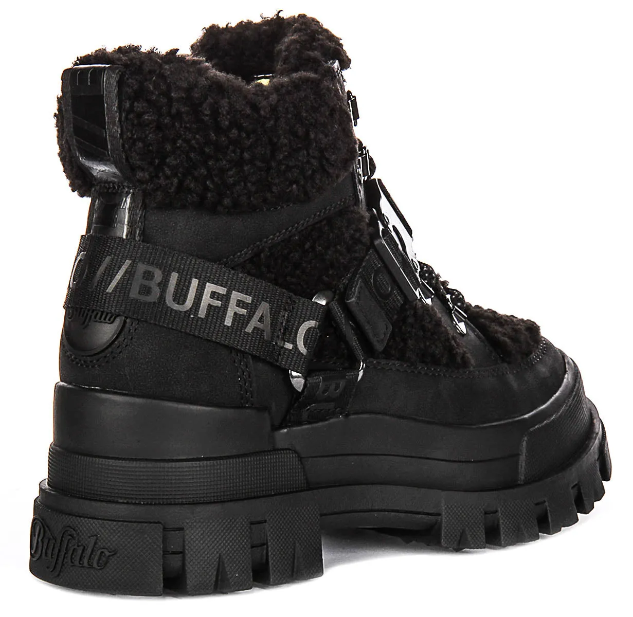 Buffalo Aspha Com1 Warm In Black Damenschuhe Buffalo