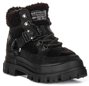 Buffalo Aspha Com1 Warm In Black Damenschuhe Buffalo